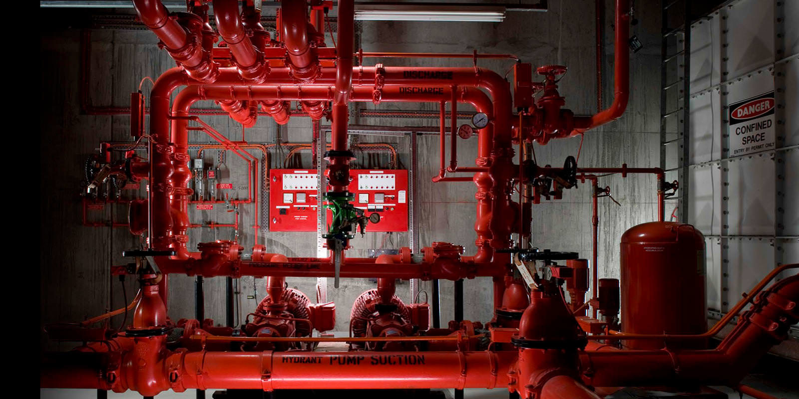 Cuarto de bombas contra incendio
