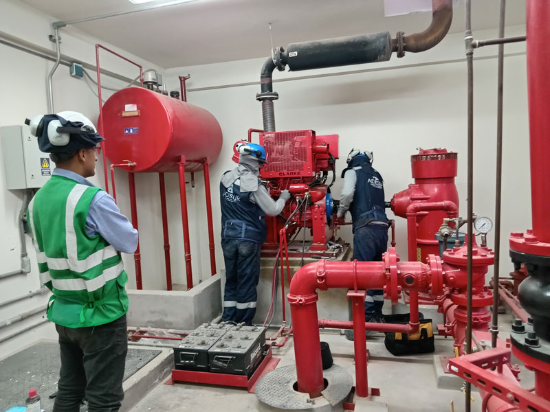 Mantenimiento sistemas contra incendio